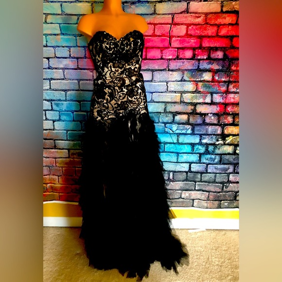 Bicici Dresses Ball Gown Tulle Prom Dress With Lace With Beaded